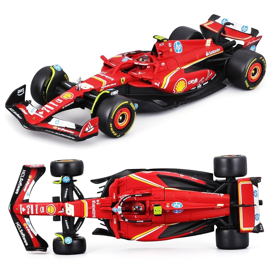 Ferrari F1カー 1/18スケール Amazon.com: pchmodel 1:18 F1 Ferrari F1-75 Racing Formula